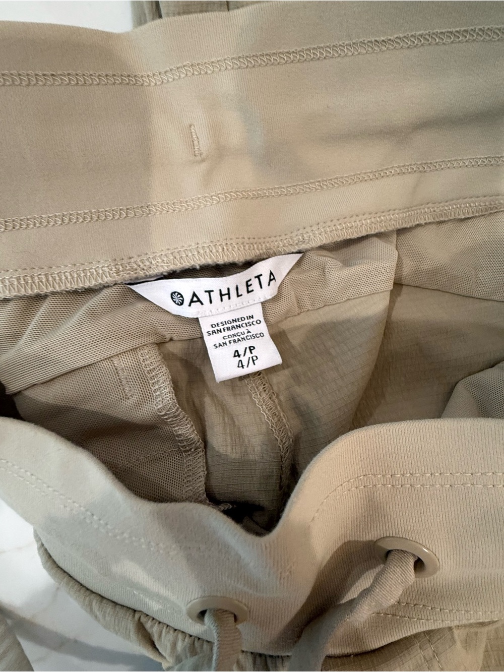 set of 3 Athleta Trekkie joggers .size 4P - Picture 5 of 7